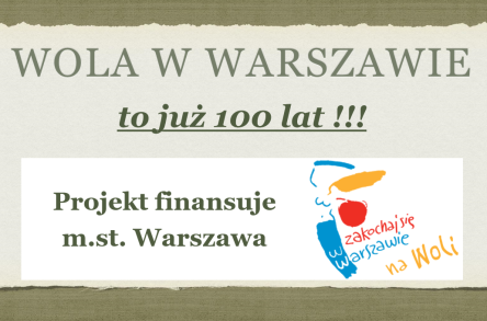 Spotkania varsavianistyczne dla przedszkolaków z Woli